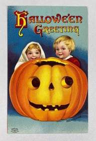Clapsaddle Halloween Greeting Postcard