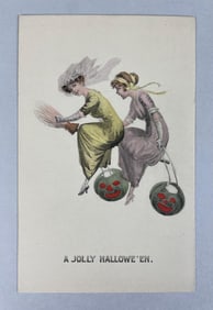 Jolly Halloween Postcard