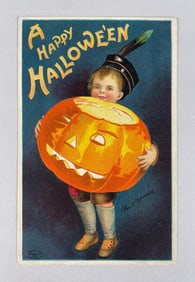 Clapsaddle Happy Halloween Postcard