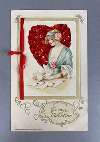 Winsch Booklet Valentine Postcard