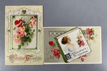 Postcards - 2 Winsch Booklet Valentine