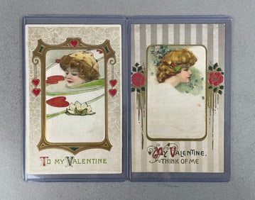 Postcards - 2 Winsch Valentine