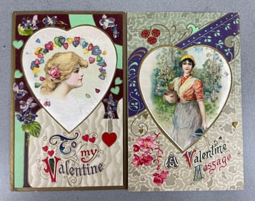 Postcards - 2 Winsch Valentine