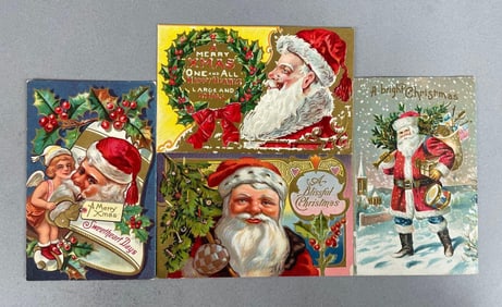 Postcards - 12 Santa