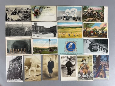Postcards - 50+ Military