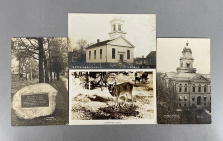 Postcards - 12 Michigan Real Photo