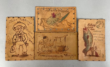 Postcards - 40 Leather