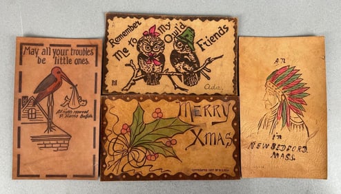 Postcards - 40 Leather