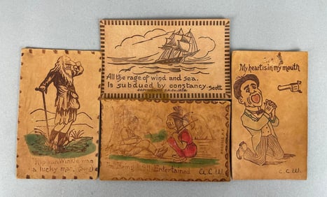 Postcards - 40 Leather
