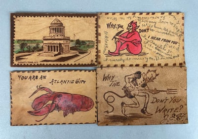 Postcards - 40 Leather