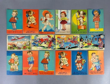 Postcards - 40+ Colorful Children and Comic