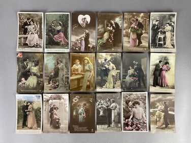 Postcards - 30+ Tinted Real Photo Lovers and Couples