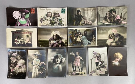 Postcards - 24 Hand Tinted Childrens Portraits