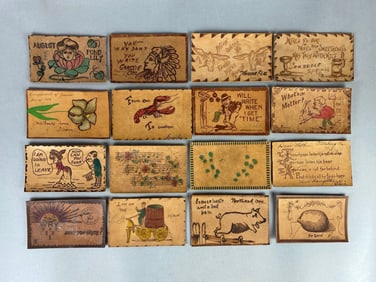 Postcards - 40 Leather