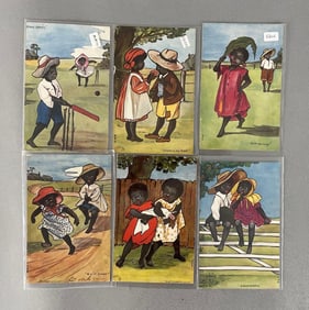 Postcards- 21 Tuck Happy Little Coons