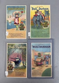 Postcards - 4 Bull Durham Cigarette Advertising