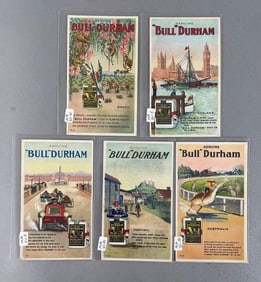 Postcards - 5 Bull Durham Cigarette Advertising
