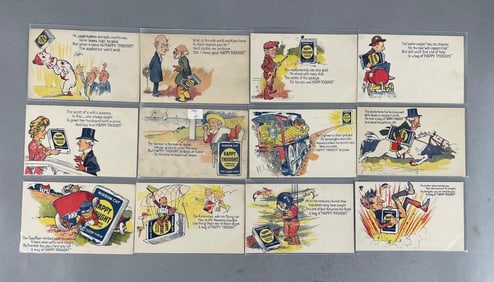 Postcards - 30 Happy Thought Chewing Tobacco Advertising
