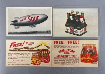 Postcards - 12 Soda Advertising