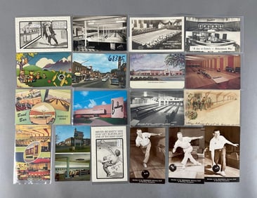 Postcards - 80+ Bowling Alley