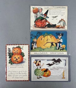 Postcards - 4 Halloween