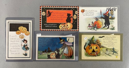 Postcards - 5 Halloween
