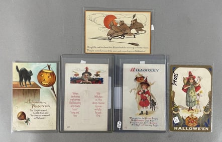 Postcards - 5 Halloween