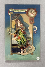 Winsch Halloween Shadow Postcard