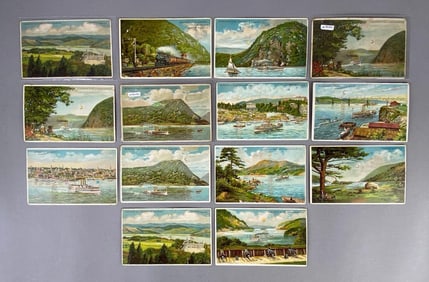 Postcards - 14 HTL Hudson River New York