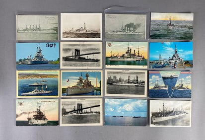 Postcards - 80+ Military Ships