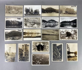 Postcards - 18 Real Photo Alaska