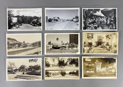 Postcards - 9 Real Photo California