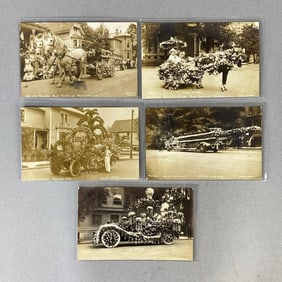 Postcards - 5 Real Photo Portland Oregon Rose Festival