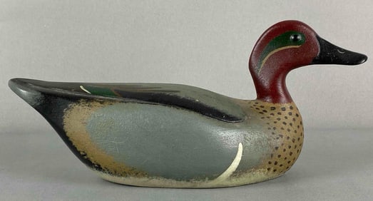Patrick J Gregory Green-Winged Teal Drake Duck Decoy