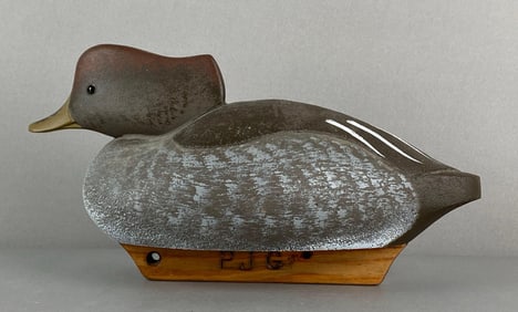 2011 Patrick J Gregory Signed Duck Decoy