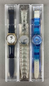 Group of 3 Swatch Wristwatches
