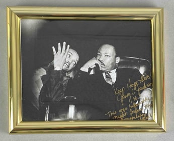 Jesse C Jackson Autographed Photograph