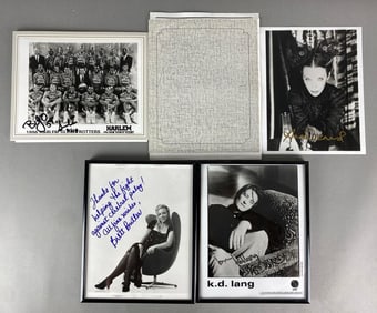 Group of Assorted Autographs Photographs
