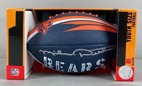Mike Ditka Signed Chicago Bears Youth FootbLl