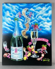 2003 Limited Edition Michael Godard Signed Angel Hair Giclee Print on Canvas