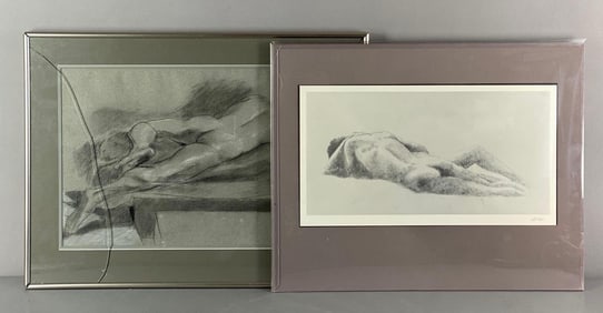Group of 2 Nude Sketches