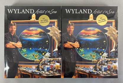 Group of 2 Sealed Wyland Artist of the Sea Hardcover Books