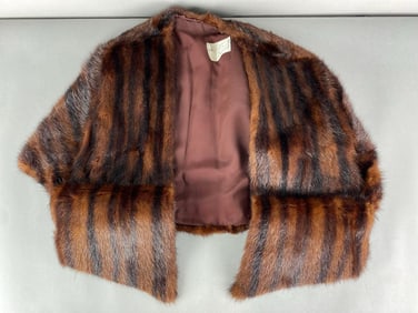 LR Fox Mink Shawl