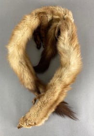 Vintage Mink Wrap Scarf