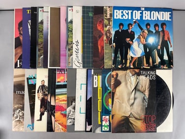 Group of 1980s Rock Vinyl Records