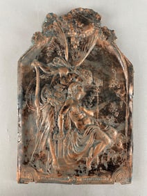 Vintage Artemis Chalk Wall Plaque