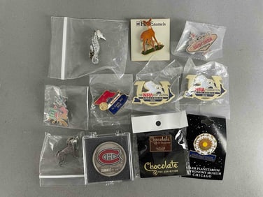 Group of Enamel Pins