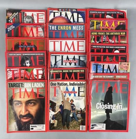 Group of 2001/02 Time Magazines