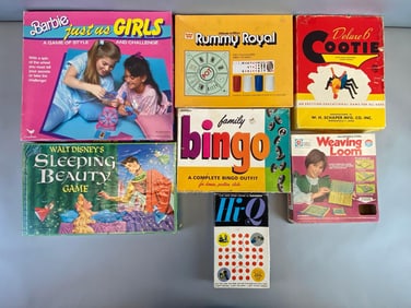Group of 7 Vintage Board Games