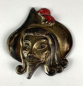 Musketeer .925 Sterling Silver Brooch